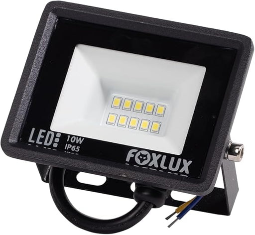 Foxlux Refletor LED 10W 6500K Preto Bivolt