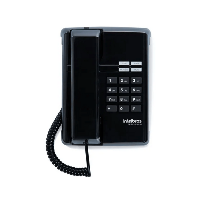 Telefone com Fio TC 50 Premium Preto Intelbras