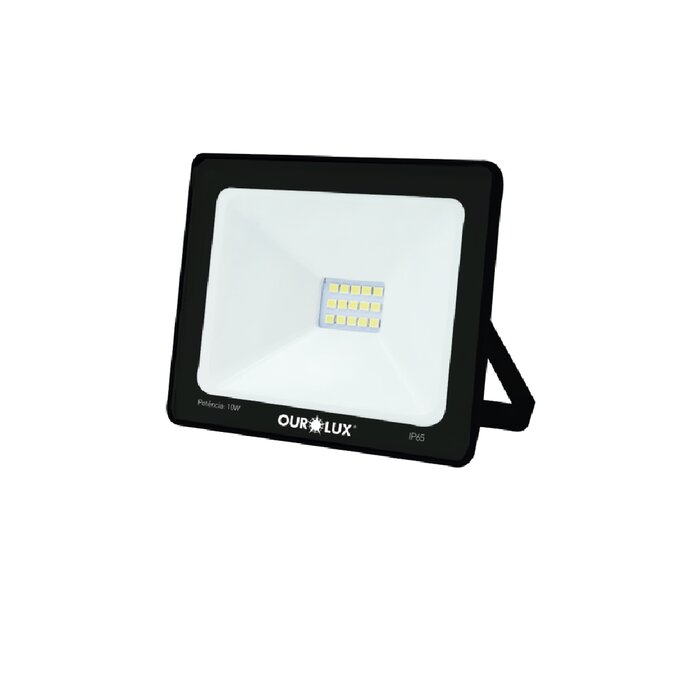 Refletor Superled 10W Luz Branca - OUROLUX